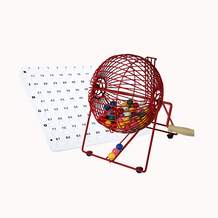 Medium Bingo Cage, Balls & Board